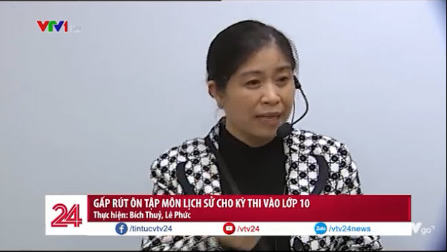 PHƯƠNG PHÁP LUYỆN THI MÔN SỬ VÀO 10 TẠI TRUNG TÂM LUYỆN THI THẦY CƯỜNG TRÊN SÓNG VTC